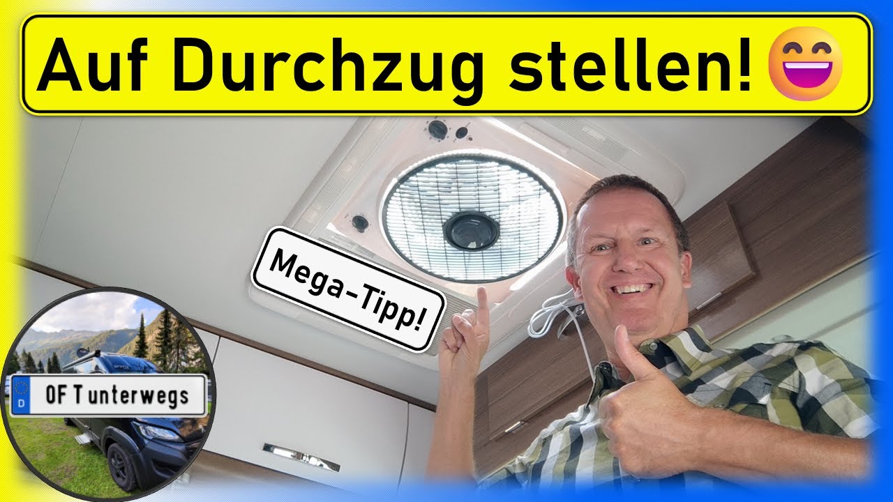 Geheim Tipp!!!! Dieser Ventilator passt in die Dachhaube vom