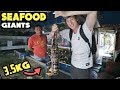 Filipino Seafood Market Dampa Manila // MONSTER SIZE, Real Feast! (4k)