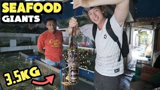 Filipino Seafood Market Dampa Manila // MONSTER SIZE, Real Feast! (4k)