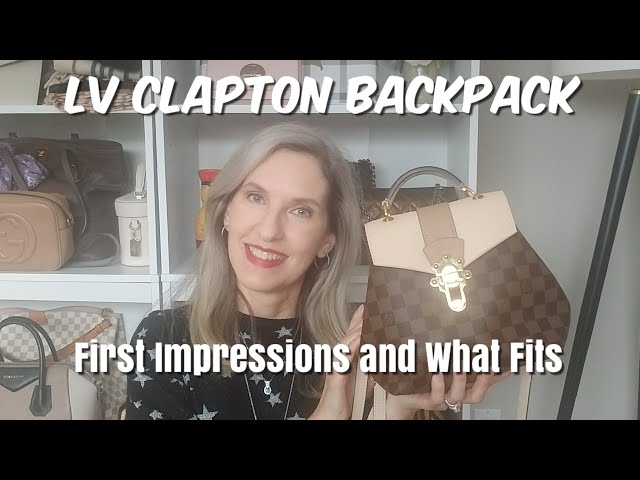 LOUIS VUITTON CLAPTON BAG  FIRST IMPRESSIONS AND COMPARISON 