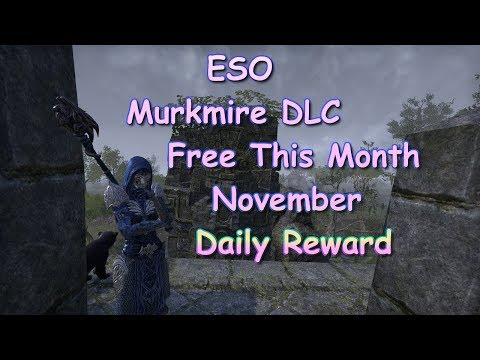 ESO Murkmire DLC Free Daily Rewards November 2018