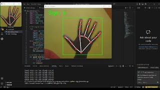 Sign language detection | python | mechine learning project | image processing project 