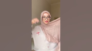 tutorial hijab pashmina pakai kacamata #tutorialhijab #hijabstyle #shortvideo #like #subscribe