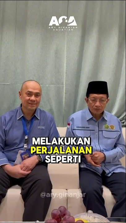 Pesan Pak Mentri Agama RI Prof. KH. Nasaruddin Umar, MA dg Gurunda DR. Ary Ginanjar Agustian