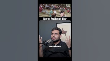 Biggest Problem of Bihar 🤯 | Satish Ray