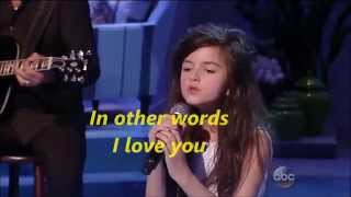 Chords for Fly Me To The Moon - Angelina Jordan