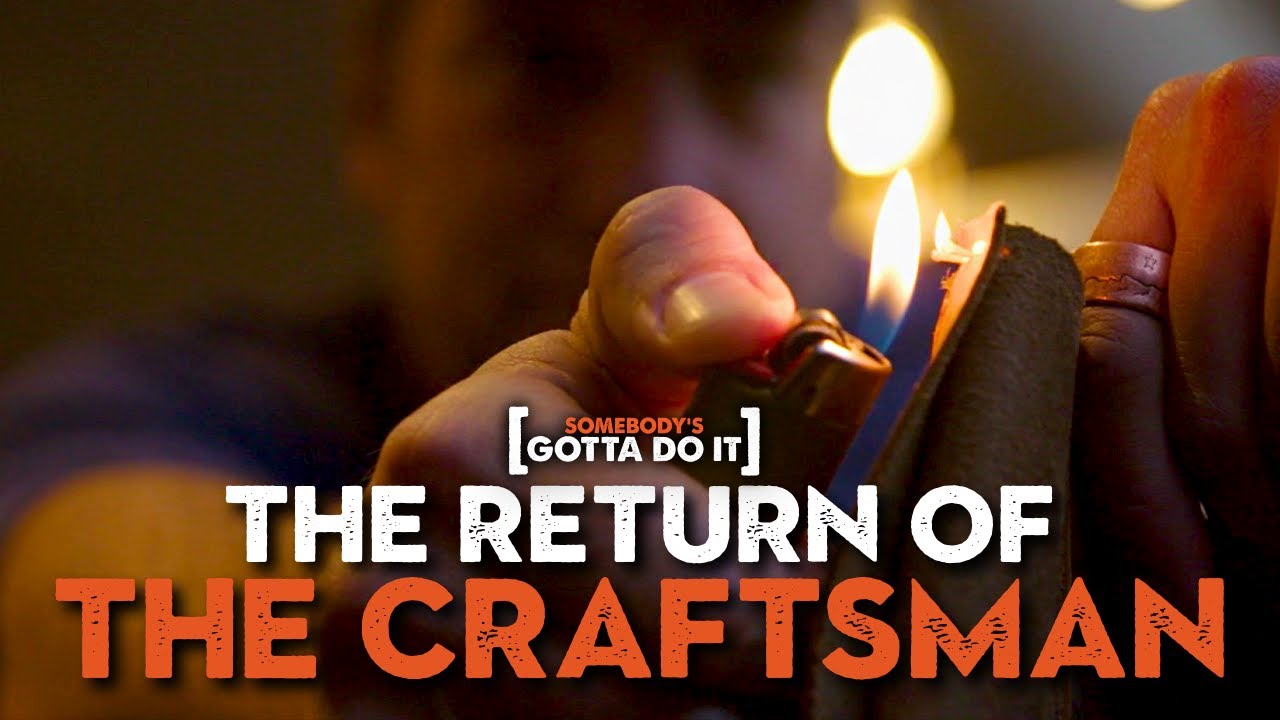 Майк Роу изготавливает кошелёк и «Гэндальф» превращает монету в кольцо | Кто-то должен это сделать