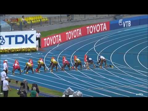 World Championships in Athletics  2013 - 100m Final |   גמר 100מ באליפות העולם מוסקבה 2013