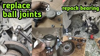 How to check & replace Ball joints Isuzu D-max?