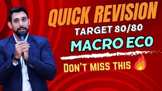 Full Macro Eco | Quick Revision | Boards 2024