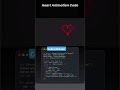 CSS Heart Beat Animation | Pure CSS #shorts #codewithkalai #programming #css #code #coding