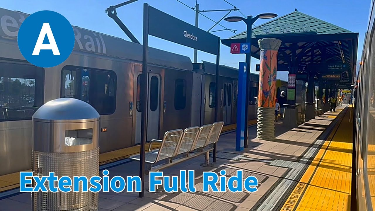 A Line Extension FULL RIDE: Azusa APU/Citrus to Pomona-North Station ...