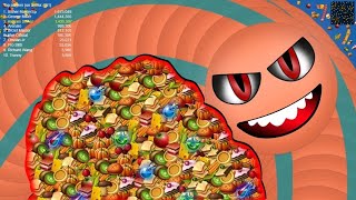 worms zone.io /snake game /highest score / score 260000+ / zona cacing di dunia nyata /worms part-19