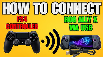 How To Connect Ps4 Controller To Rog Ally X Via Usb (2025) - Step by Step