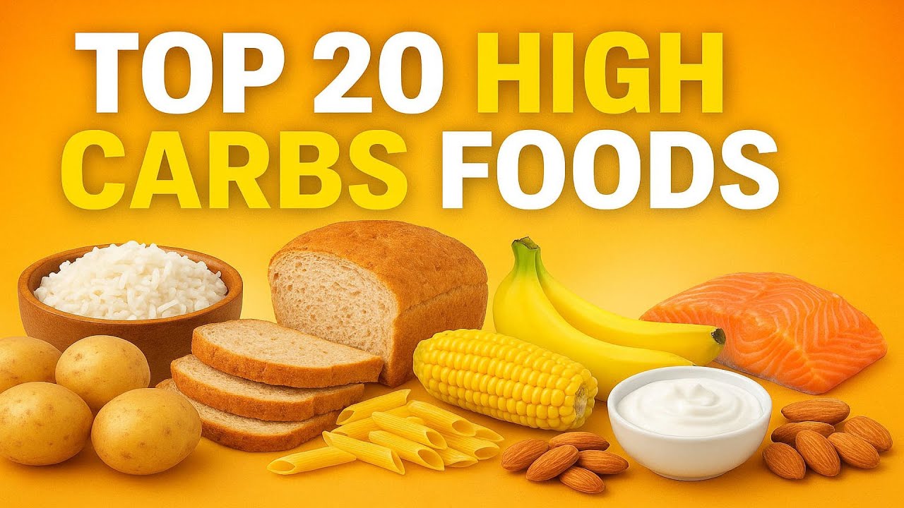 High Carbs Foods || Top 20 Foods That Are Rich in Carbohydrates - YouTube