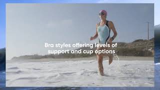 Speedo Womens Solid Strappy Fixed Back Bikini Top Swimoutlet