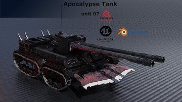 Apocalypse tank Model preview