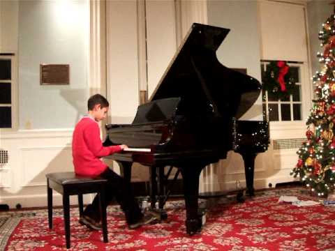 Emilio's piano recital. December 2008