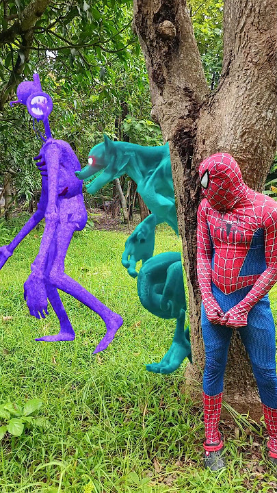 Spiderman wolf rakkosh r siren head ar voiye lukalo#youtube #trending #spiderman