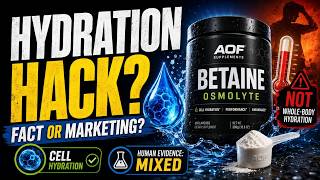Betaine for Hydration: Fact or Marketing?