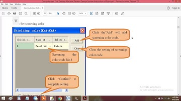 Computerized Flat Knitting Machine Pattern Design System Instruction of Rayn Part 2