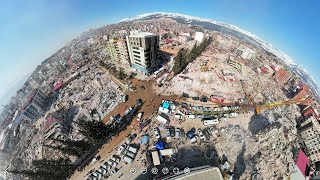 Büyük Felaket Kahramanmaraş Depremi Drone Görüntüleri Great Eartquake Disaster In Türkiye