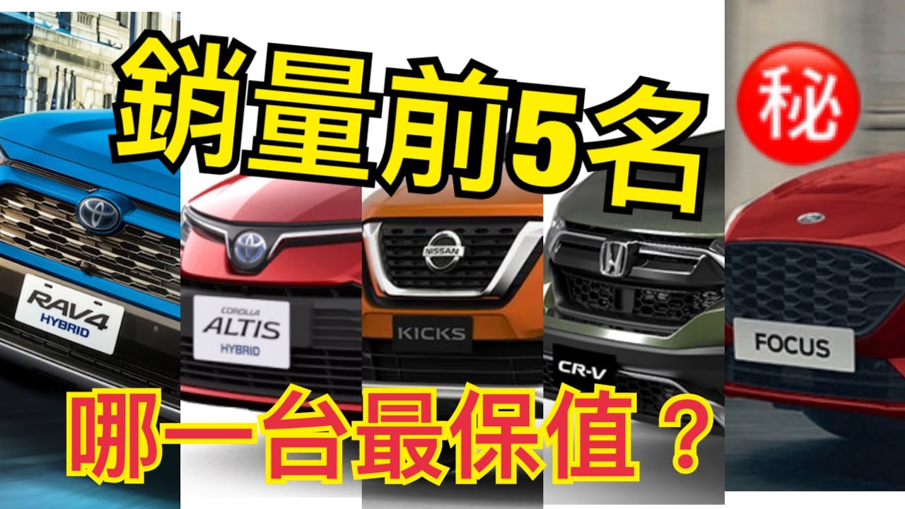 哪台車最保值 中古車折舊率表曝光 Rav4 Altis Kicks Cr V Focus 何時買賣最划算19 21 台灣二手車網