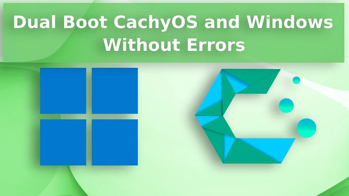 How To Dual Boot CachyOS and Windows | Without Errors