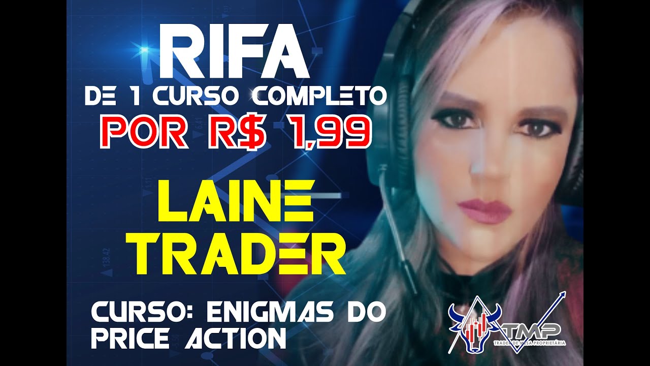 SORTEIO DE 1 CURSO COMPLETO MENTORA LAINE TRADER OS ENIGMAS DO