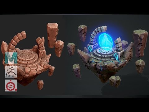 Autodesk Maya 2019 Zbrush 2019 Painter Stylized Portal Youtube