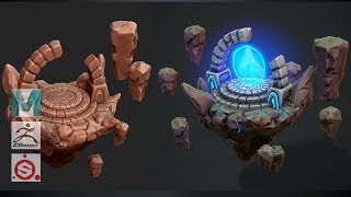 Autodesk Maya 2019 , Zbrush 2019, Painter - Stylized Portal