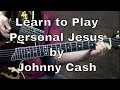 Steve Stine Guitar Lesson - Learn How To Play Personal Jesus by Johnny Cash