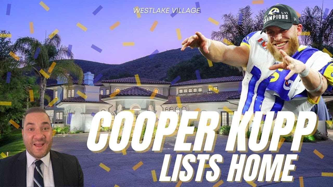 LA Rams Cooper Kupp is selling his Westlake Village home! See inside