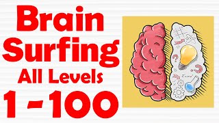 Brain Surfing | All  Levels 1-100 | Level Games screenshot 3