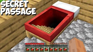 COMMENT FAIRE UN PASSAGE SECRET ULTRA SÉCURISÉ DANS UN LIT DANS MINECRAFT ?