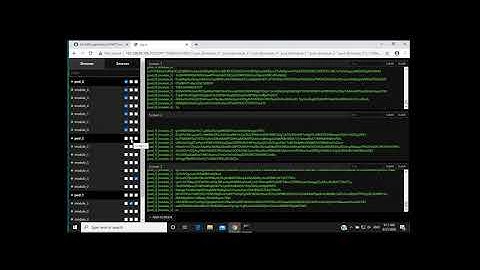 Demo of POC with logio.org as a log monitoring tool
