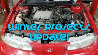Winter update, Alero, track action, turbo truck, $50 260 Olds...