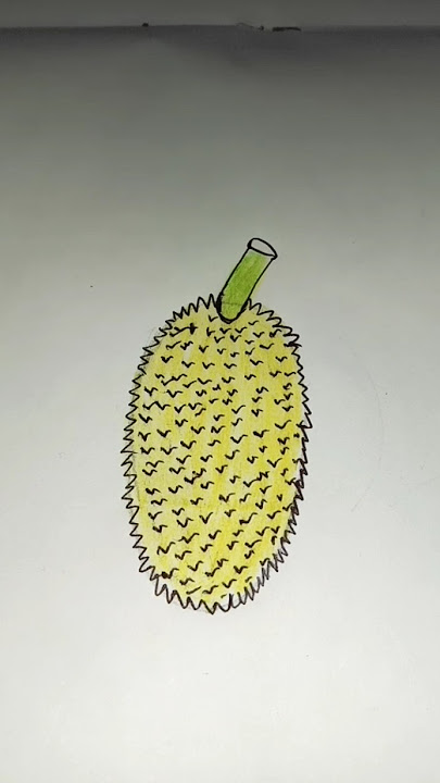Jackfruit drawing easily…#jackfruit #easy #drawing #art #ritu'screation