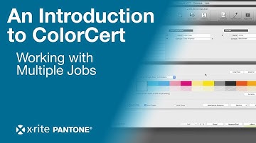 An Introduction to ColorCert: Working with Multiple Jobs