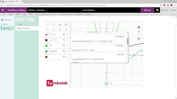 Symbolab Graphing Calculator Add-In for OneNote