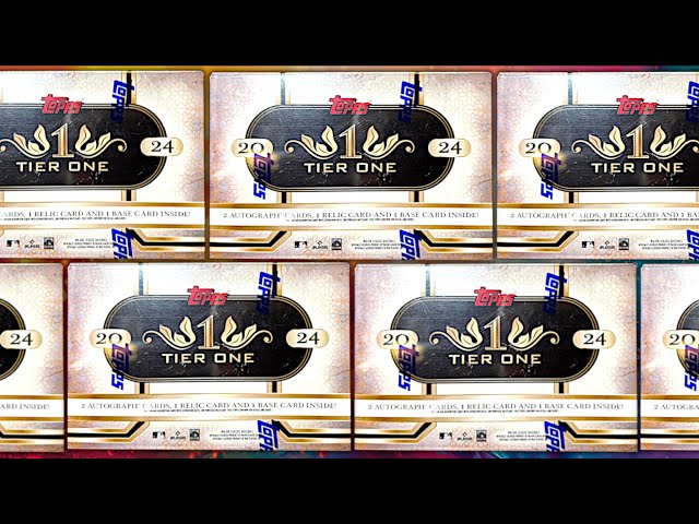 RIPPING 2024 Topps Tier One Boxes & MORE New Baseball Cards! - YouTube