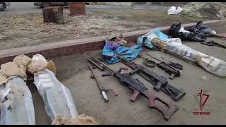 При поддержке спецназа Росгвардии в ДНР пресечена подпольная торговля оружием