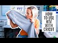 HOW TO USE HEAT TRANSFER VINYL (HTV)  WITH CRICUT!