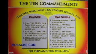 Catechism Class on the first three Commandments