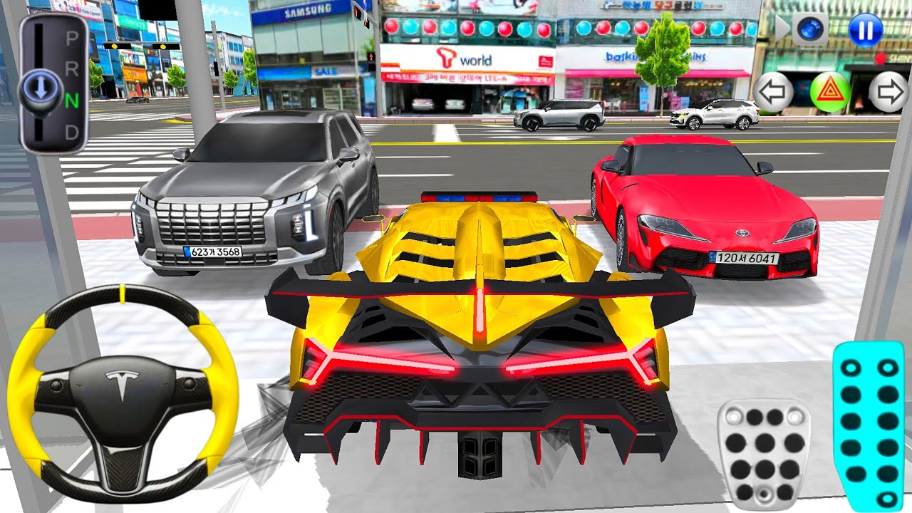 Today I Purchase Golden Lamborghini | 3D Driving Class 2025 | Best Android iOS 3D Driving Class Game