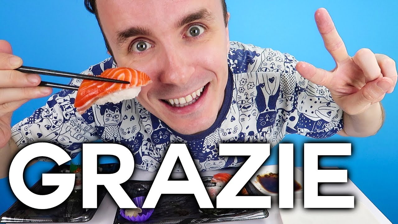 MANGIO SUSHI PER DIRVI GRAZIE!