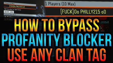 BO3 - Bypass Profanity Blocker (USE ANY CLAN TAG) Glitch