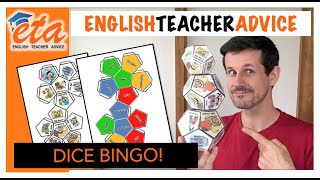Dice Bingo! An ESL activity kids love! screenshot 3