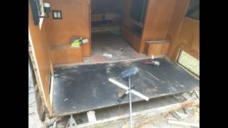 Restore a Vintage Shasta Camper Canned Ham #3 Rear Floor | How To by 5 Towaways 14,033 views 7 years ago 6 minutes, 45 seconds