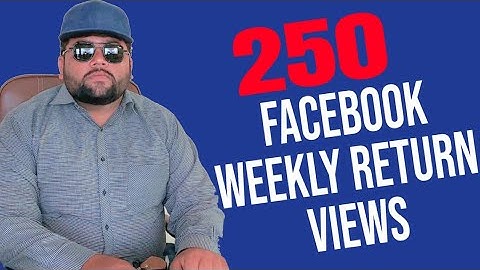 A minimum of 250 weekly returning viewers /Facebook weekly Returning kaise complete kare | Facebook